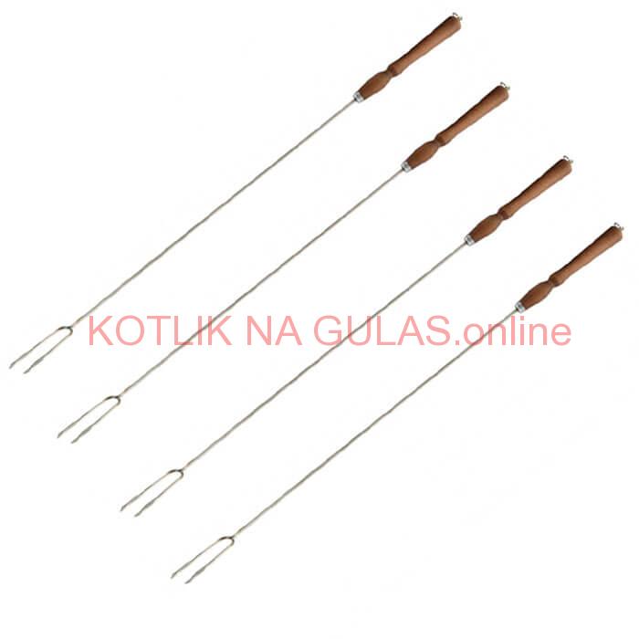 Vidlička na opekanie 90 cm 4 ks NEREZ