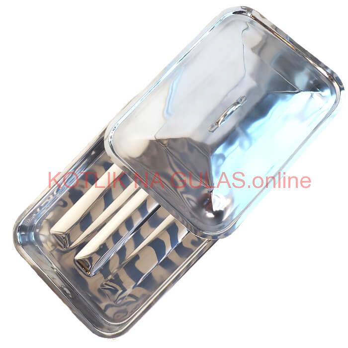Nerezový pekáč s pokrievkou 42 x 31 cm INOX