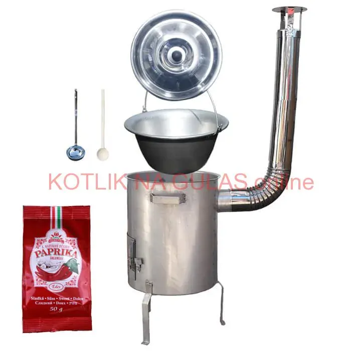 Nerezový kotlík 30 L (1,5 mm) + nerezová kotlina (1,5 mm) 45 cm STRONG EXCLUSIVE