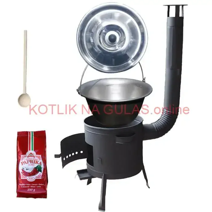Nerezový kotlík 20 L (1,5 mm) + hrubostenná (1,5 mm) žiaruvzdorná kotlina BALKY STRONG 42 PLUS 600