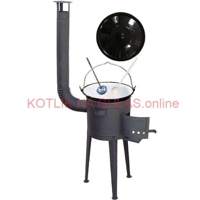 Smaltovaný kotlík 20 L (1,2 mm) + vysoká kotlina (1,5 mm) HODO 42 PLUS 600