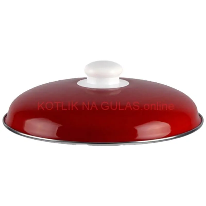 Smaltovaný hrniec s pokrievkou 4 L červený + pikantná zmes korenia 50 g Kotlíkový guláš