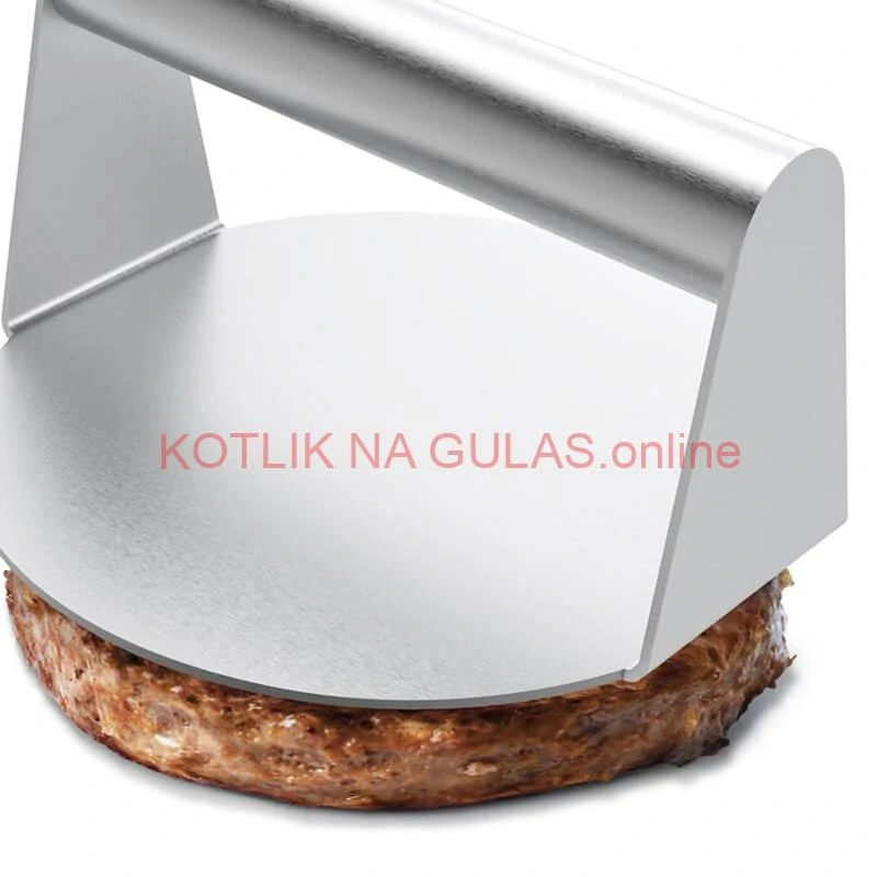 Nerezový lis na mäso 14 cm HAMBURGER