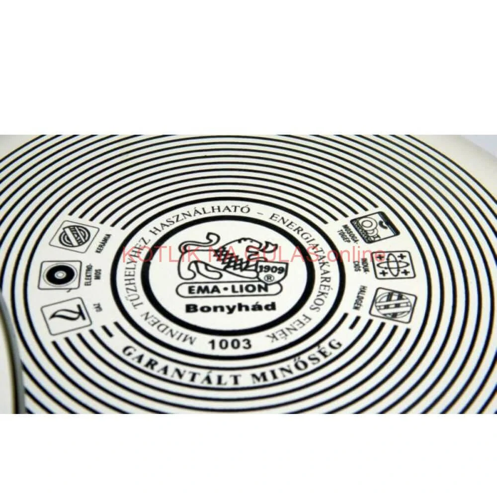 Smaltovaný hrniec s kvetinovým vzorom – Nezábudka 7,5 l + pokrievka