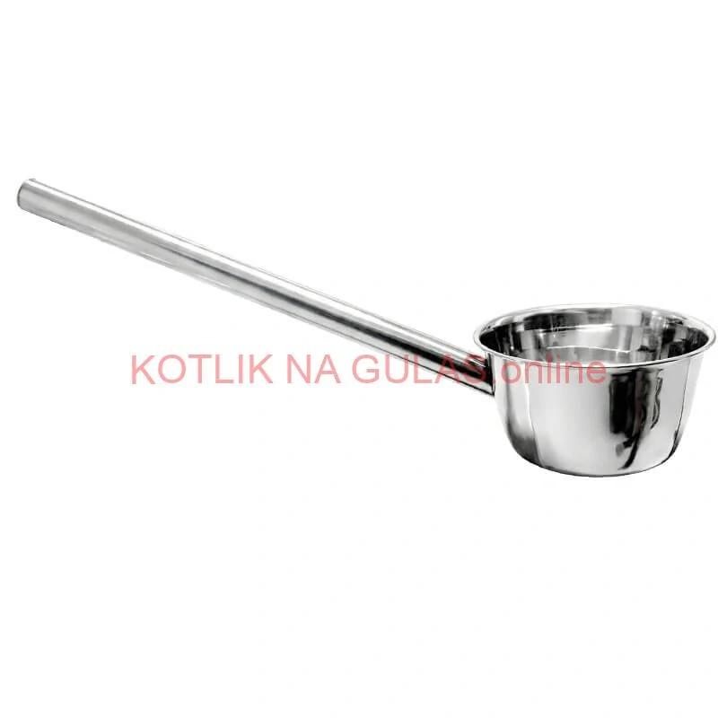 Nerezová naberačka na vodu 12 cm s dlhou rúčkou – pevná a praktická