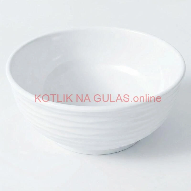Prémiová biela miska s kamennou štruktúrou 750 ml