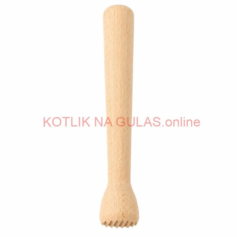 Drevený drvič na cesnak a bylinky 22 cm