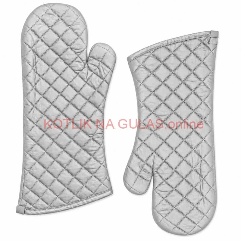 Chňapky strieborné dlhé 35 cm — sada 2 ks