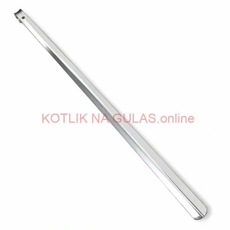 Kovový obuvák 80 cm – extra dlhá lyžica na topánky