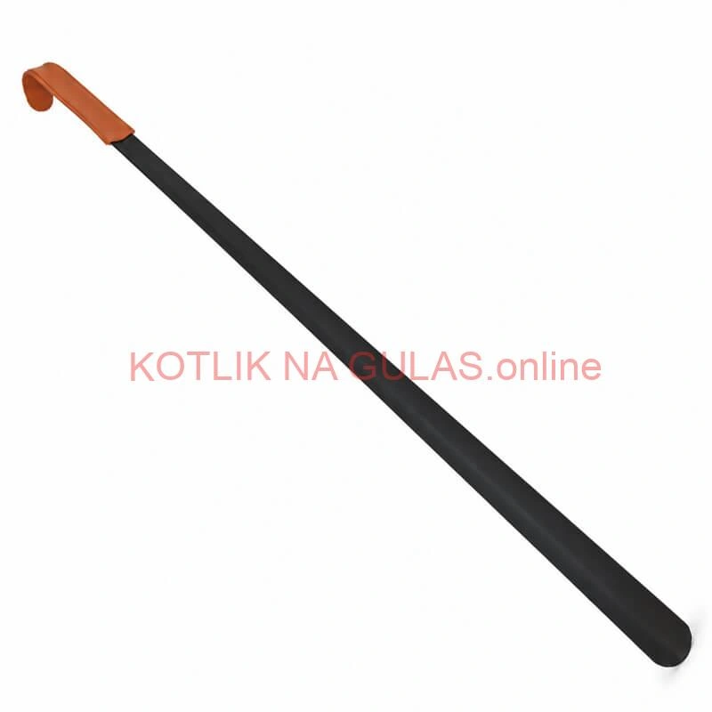 Kovový obuvák 80 cm s rukoväťou zo syntetickej kože