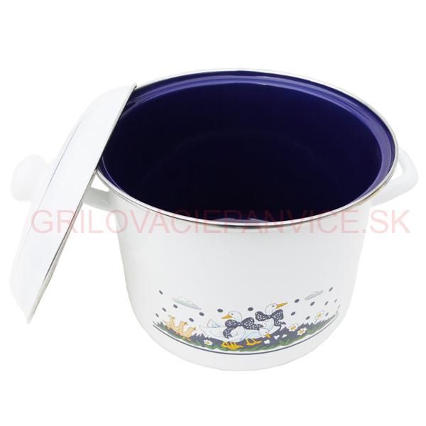 Smaltovaný hrniec 8 L Kačička