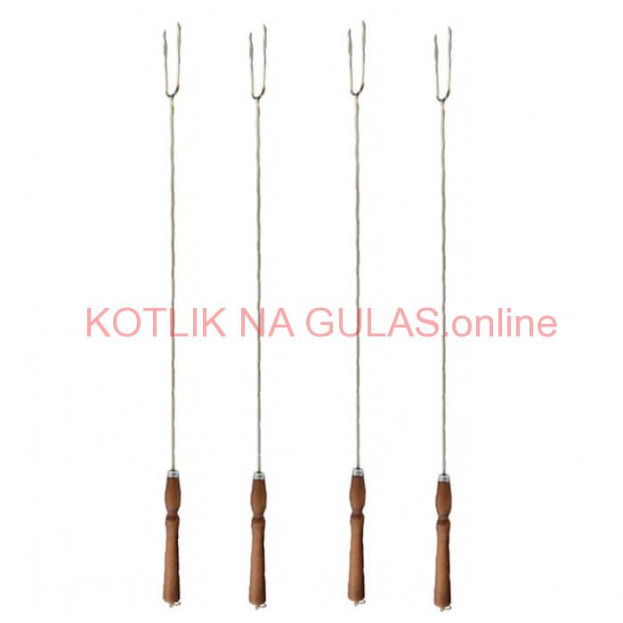 Vidlička na opekanie 90 cm 4 ks NEREZ