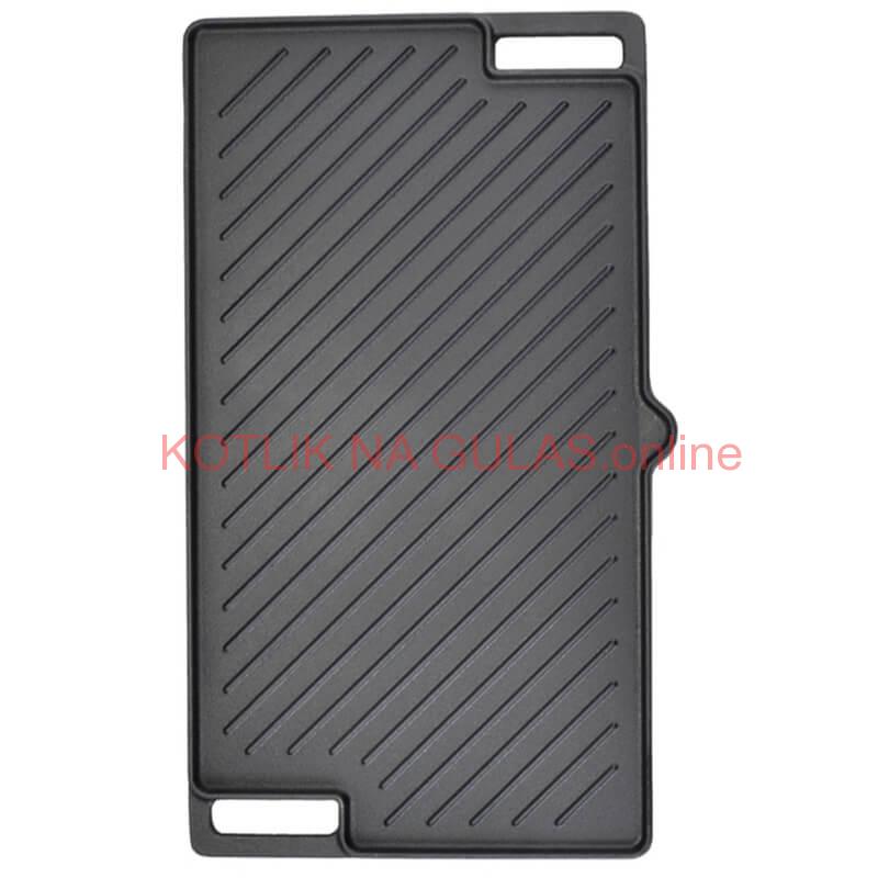 Liatinová grilovacia platňa 45 x 25 cm