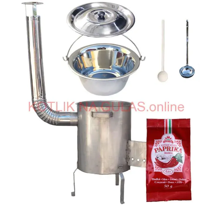 Nerezový kotlík 30 L (1,2 mm) INOX + nerezová kotlina (1,5 mm) 45 cm STRONG EXCLUSIVE