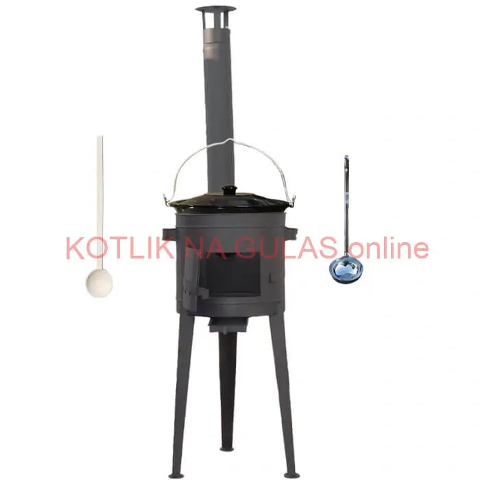Smaltovaný kotlík 25 L (1,2 mm) + vysoká kotlina (2,0 mm) HODO 42 PLUS 600
