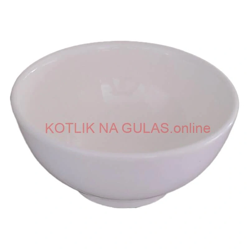 Keramická miska na servírovanie gulášu 15 cm biela