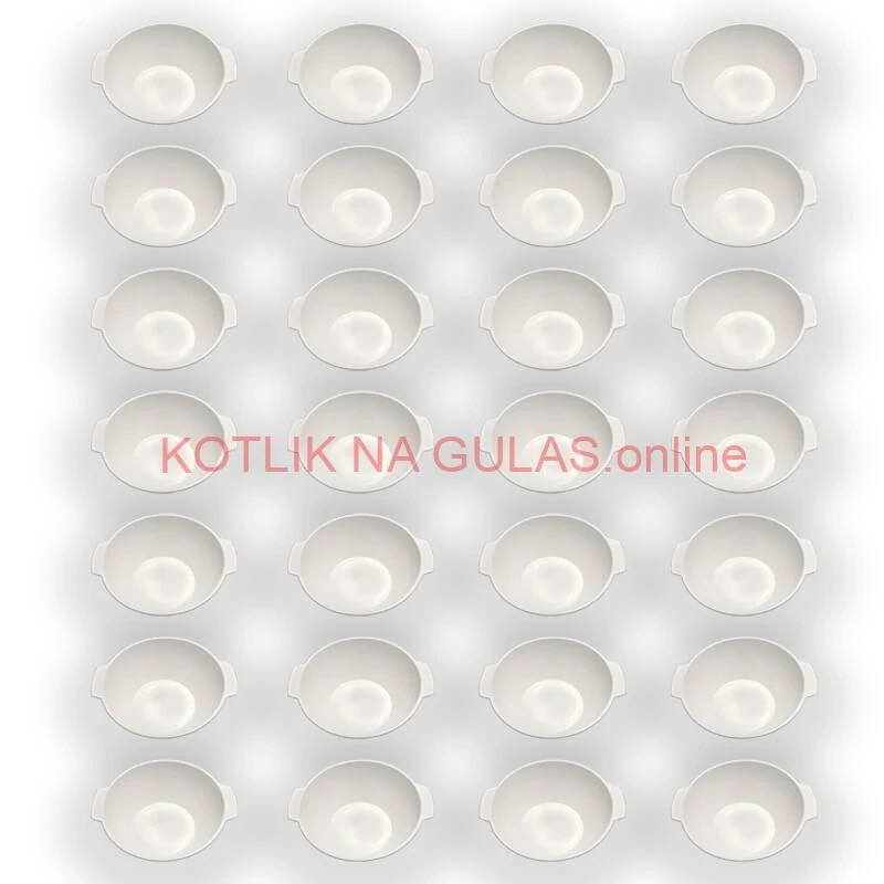 Sada 24 ks: Plastová miska na fajnový kotlíkový guláš a polievky – 750 ml