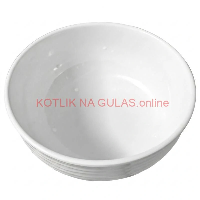 Prémiová biela miska s kamennou štruktúrou 750 ml