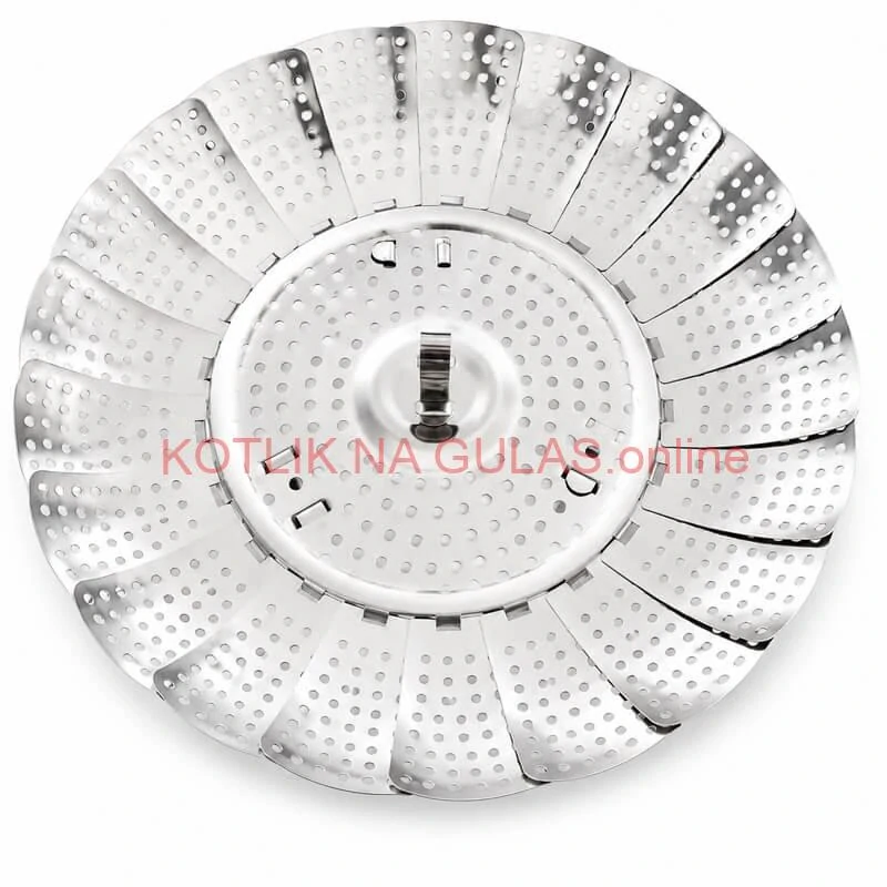 Skladací nerezový parák 16–28 cm do hrnca