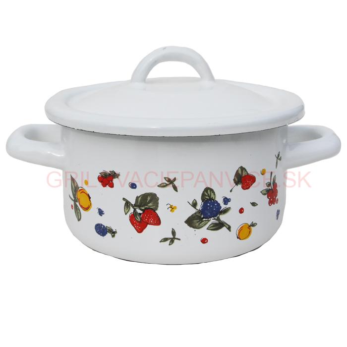 Smaltovaný kastról 14 cm (ovocie)