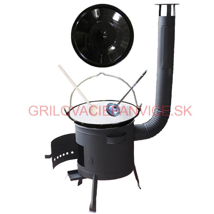 Kotlíkový gulášový set 42 PLUS 600 + smaltovaný kotlík 20 L