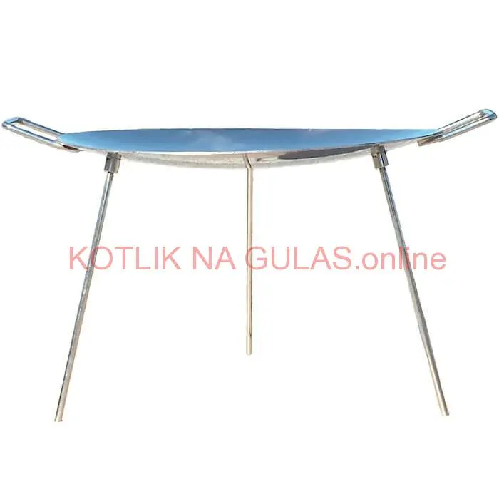 Nerezová panvica s nožičkami 55 cm BBQ