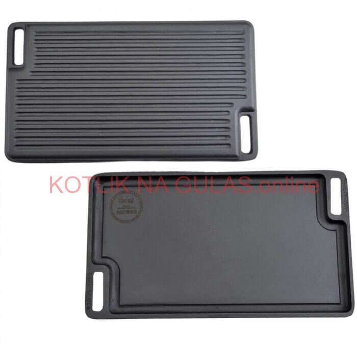 Liatinová grilovacia platňa 45 x 26 cm