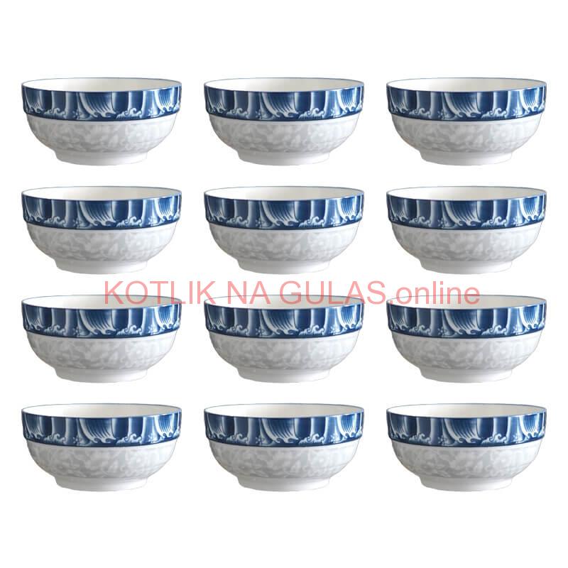 Keramické misky na servírovanie gulášu 15 cm 12 ks