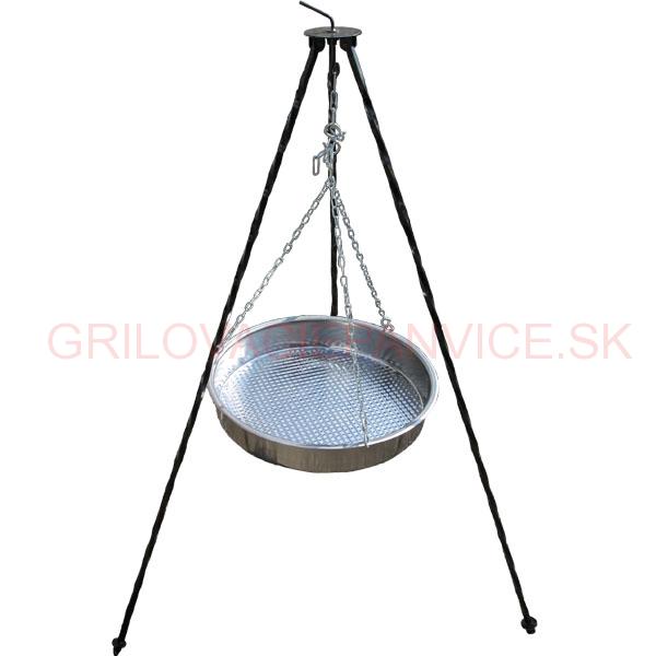 Nerezová panvica s retiazkou 49 cm