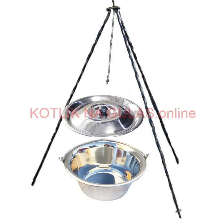 Nerezový kotlík 8 L INOX + pokrievka + stojan CLASSIC