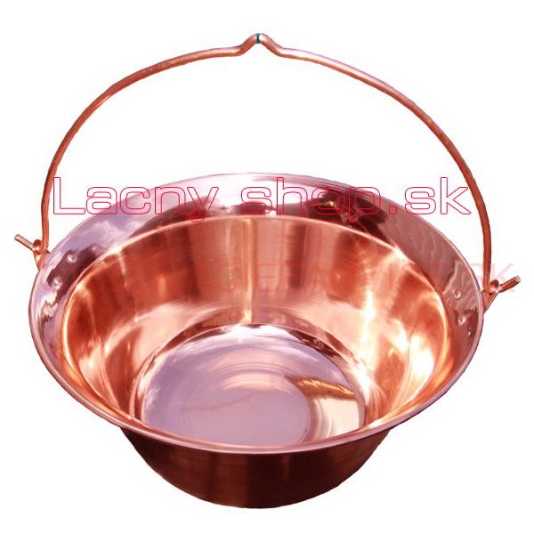 Medený kotlík 14 L + antikórová naberačka
